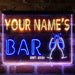 Personalized Champagne Glasses Cheers Deluxe App-Enabled 3-Color LED Light Sign - Way Up Gifts