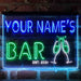 Personalized Champagne Glasses Cheers Deluxe App-Enabled 3-Color LED Light Sign - Way Up Gifts