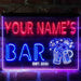 Personalized Beer Mugs Cheers Deluxe App-Enabled 3-Color LED Light Sign - Way Up Gifts
