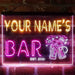 Personalized Beer Mugs Cheers Deluxe App-Enabled 3-Color LED Light Sign - Way Up Gifts