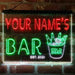 Personalized Cold Beer Bucket Deluxe App-Enabled 3-Color LED Light Sign - Way Up Gifts