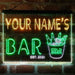Personalized Cold Beer Bucket Deluxe App-Enabled 3-Color LED Light Sign - Way Up Gifts