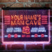 Personalized Man Cave Home Bar Deluxe App-Enabled 3-Color LED Light Sign - Way Up Gifts