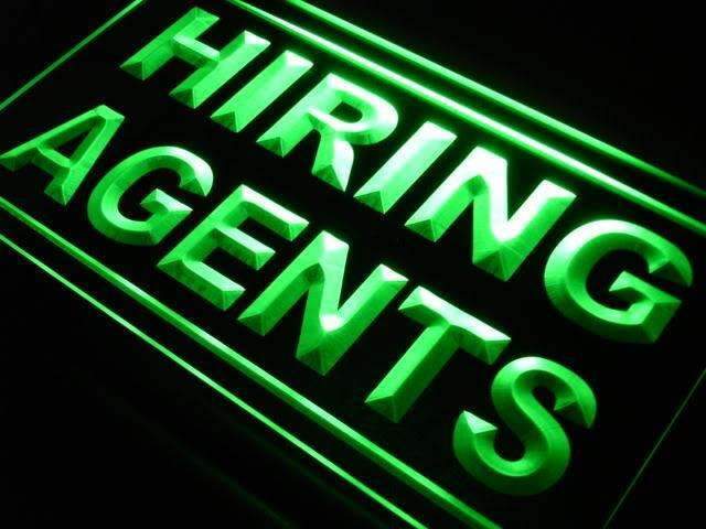 Staffing Employment Hiring Agents LED Light Sign - Way Up Gifts