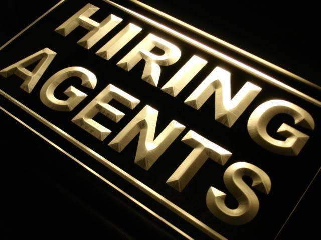 Staffing Employment Hiring Agents LED Light Sign - Way Up Gifts