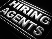 Staffing Employment Hiring Agents LED Light Sign - LED Gift Works