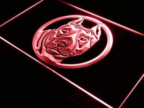 Staffordshire Bull Terrier Staffie LED Light Sign - LED Gift Works