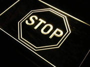 Stop LED Light Sign - LED Gift Works