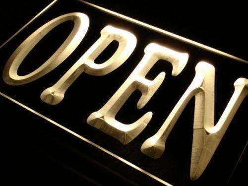 Store Open LED Light Sign - LED Gift Works