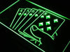 Straight Flush Poker LED Light Sign - Way Up Gifts