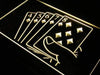 Straight Flush Poker LED Light Sign - Way Up Gifts