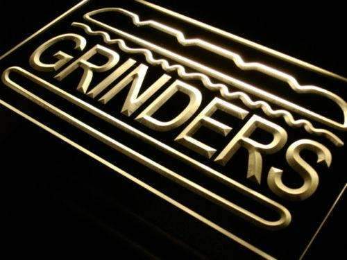 Subs Hoagies Grinders LED Light Sign - LED Gift Works