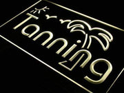 Sun Palm Tree Tanning LED Light Sign - LED Gift Works