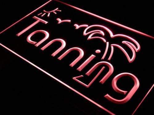 Sun Palm Tree Tanning LED Light Sign - Way Up Gifts