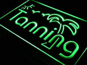 Sun Palm Tree Tanning LED Light Sign - LED Gift Works
