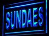 Sundaes Ice Cream Shop LED Light Sign - Way Up Gifts