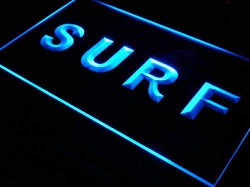 Surf Shop LED Light Sign - LED Gift Works