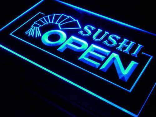 Sushi Open LED Light Sign - Way Up Gifts