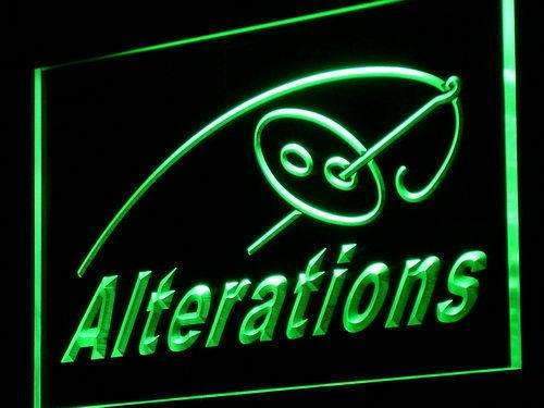 Tailor Clothing Alterations LED Light Sign - LED Gift Works