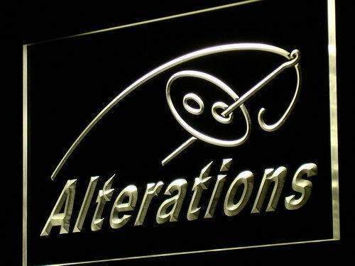 Tailor Clothing Alterations LED Light Sign - LED Gift Works