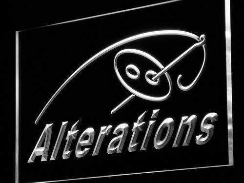 Tailor Clothing Alterations LED Light Sign - Way Up Gifts