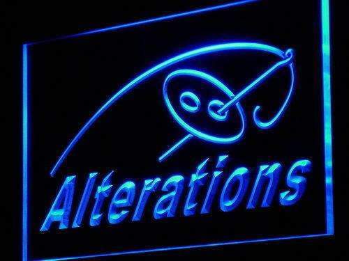 Tailor Clothing Alterations LED Light Sign - Way Up Gifts