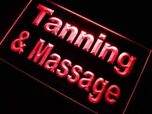 Tanning Massage LED Light Sign - LED Gift Works