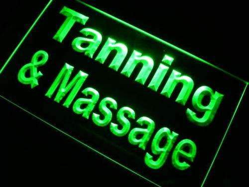 Tanning Massage LED Light Sign - LED Gift Works