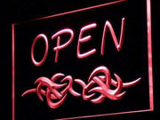 Tattoo Art Open LED Light Sign - LED Gift Works