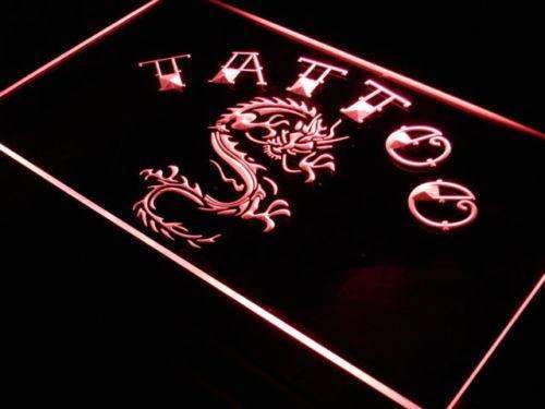 Tattoo Dragon LED Light Sign - LED Gift Works