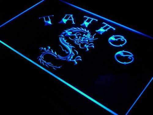 Tattoo Dragon LED Light Sign - LED Gift Works