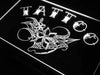 Tattoo Flower Art LED Light Sign - Way Up Gifts