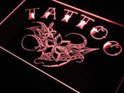 Tattoo Flower Art LED Light Sign - LED Gift Works