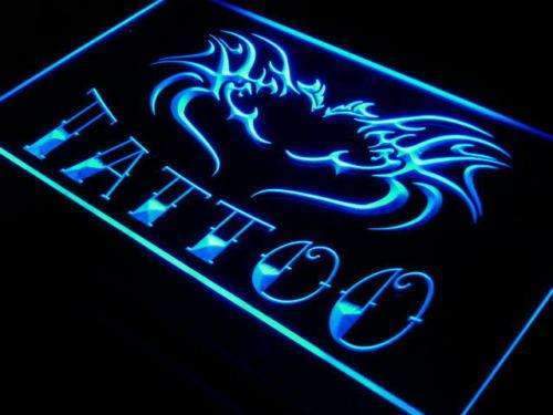 Tattoo Flying Dragon LED Light Sign - LED Gift Works