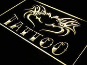Tattoo Flying Dragon LED Light Sign - LED Gift Works