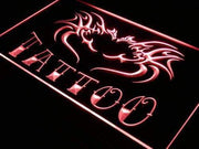 Tattoo Flying Dragon LED Light Sign - LED Gift Works