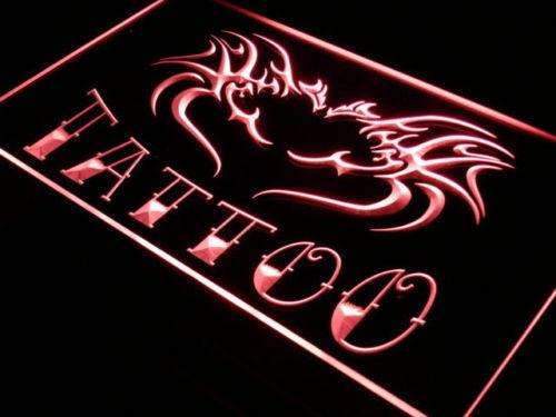 Tattoo Flying Dragon LED Light Sign - Way Up Gifts
