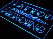 Tattoo Piercing LED Light Sign - LED Gift Works