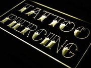 Tattoo Piercing Shop LED Light Sign - LED Gift Works