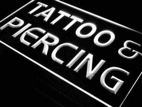 Tattoo Piercing Studio LED Light Sign - LED Gift Works