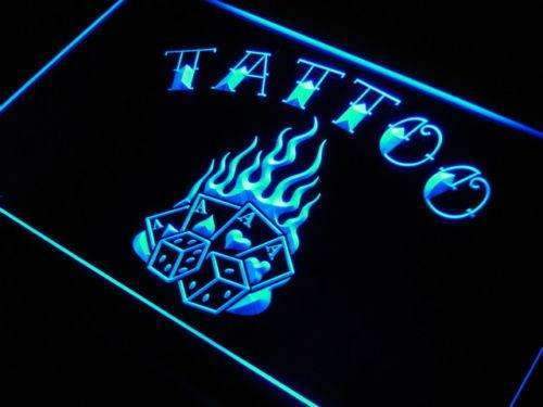 Tattoo Poker LED Light Sign - LED Gift Works