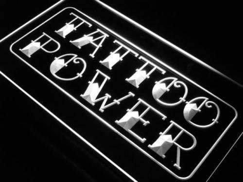 Tattoo Power Wall Decor LED Light Sign - Way Up Gifts