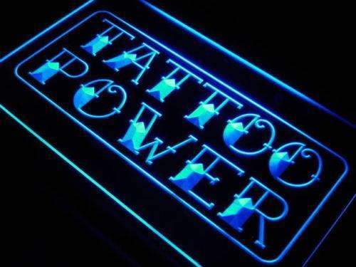Tattoo Power Wall Decor LED Light Sign - Way Up Gifts