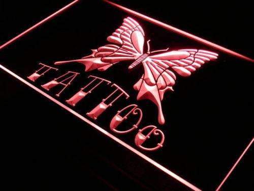 Tattoo Shop Butterfly LED Light Sign - Way Up Gifts
