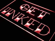 Tattoo Shop Get Inked LED Light Sign - LED Gift Works