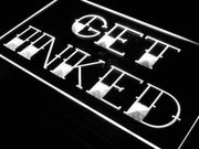 Tattoo Shop Get Inked LED Light Sign - LED Gift Works
