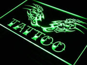 Tattoo Skulls LED Light Sign - LED Gift Works