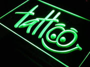 Tattoo Smiley Face LED Light Sign - LED Gift Works
