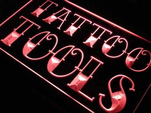 Tattoo Tools Shop LED Light Sign - LED Gift Works