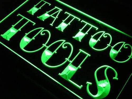 Tattoo Tools Shop LED Light Sign - LED Gift Works